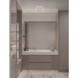 Plafoniera pentru baie NovaLuce MAO metal, alb, GU10, IP44 - NL-9011417