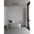 Plafoniera pentru baie NovaLuce MAO metal, negru, GU10, IP44 - NL-9011418