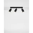 Plafoniera pentru baie NovaLuce MAO metal, negru, GU10, IP44 - NL-9011418