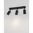 Plafoniera pentru baie NovaLuce MAO metal, negru, GU10, IP44 - NL-9011418