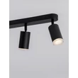 Plafoniera pentru baie NovaLuce MAO metal, negru, GU10, IP44 - NL-9011418