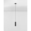 Pendul pentru baie NovaLuce MAO metal, negru, GU10, IP44 - NL-9011420