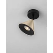 Plafoniera NovaLuce CONICO metal, negru, auriu, GU10 - NL-9011424