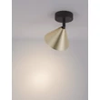 Plafoniera NovaLuce CONICO metal, negru, auriu, GU10 - NL-9011424
