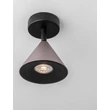 Plafoniera NovaLuce CONICO metal, negru, cafenea, GU10 - NL-9011425