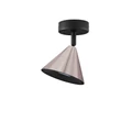 Plafoniera NovaLuce CONICO metal, negru, cafenea, GU10 - NL-9011425