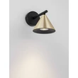 Aplica de perete NovaLuce CONICO metal, negru, auriu, GU10 - NL-9011426