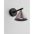 Aplica de perete NovaLuce CONICO metal, negru, cafenea, GU10 - NL-9011427