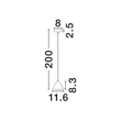 Pendul NovaLuce CONICO metal, negru, auriu, GU10 - 9011430