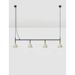 Pendul NovaLuce CONICO metal, negru, auriu, GU10 - 9011432