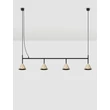 Pendul NovaLuce CONICO metal, negru, auriu, GU10 - 9011432