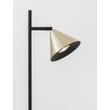 Veioza NovaLuce CONICO metal, negru, auriu, GU10 - NL-9011434