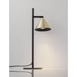 Veioza NovaLuce CONICO metal, negru, auriu, GU10 - NL-9011434