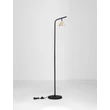 Lampadar NovaLuce CONICO metal, negru, auriu, GU10 - NL-9011436