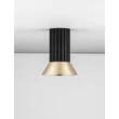 Plafoniera NovaLuce LUVIA metal, negru, auriu, GU10 - NL-9011438