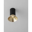 Plafoniera NovaLuce LUVIA metal, negru, auriu, GU10 - NL-9011438