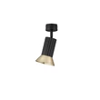 Plafoniera NovaLuce LUVIA metal, negru, auriu, GU10 - NL-9011440