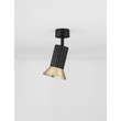 Plafoniera NovaLuce LUVIA metal, negru, auriu, GU10 - NL-9011440