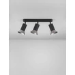 Plafoniera NovaLuce LUVIA metal, negru, bronz, GU10 - NL-9011443