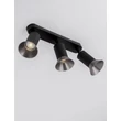 Plafoniera NovaLuce LUVIA metal, negru, bronz, GU10 - NL-9011443