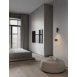 Aplica de perete NovaLuce LUVIA metal, negru, auriu, GU10 - NL-9011444