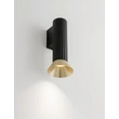 Aplica de perete NovaLuce LUVIA metal, negru, auriu, GU10 - NL-9011444