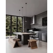 Pendul NovaLuce LUVIA metal, negru, bronz, GU10 - NL-9011447