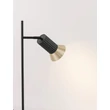 Veioza NovaLuce LUVIA metal, negru, auriu, GU10 - NL-9011448