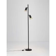 Lampadar NovaLuce LUVIA metal, negru, auriu, GU10 - NL-9011450