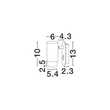 Aplica de perete NovaLuce NIME metal, negru, GU10 - 9011527