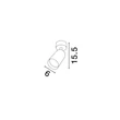 Spot NovaLuce REIG metal, negru, GU10 - 9011533