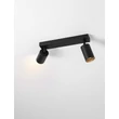 Spot NovaLuce REIG metal, negru, GU10 - 9011534