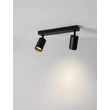 Spot NovaLuce REIG metal, negru, GU10 - 9011534