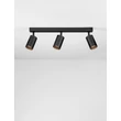 Spot NovaLuce REIG metal, negru, GU10 - 9011536