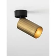 Spot NovaLuce ZELOS metal, negru, auriu, GU10 - NL-9011602
