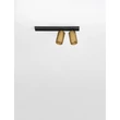 Spot NovaLuce ZELOS metal, negru, auriu, GU10 - NL-9011605