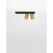 Spot NovaLuce ZELOS metal, negru, auriu, GU10 - NL-9011605