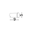 Lampa incastrata exterior NovaLuce COMPO plastic, alb, LED, 1W, 17lm, 3000K, IP67 - NL-9019215