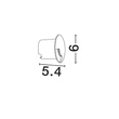 Lampa incastrata exterior NovaLuce ERIS metal, negru, LED, 1W, 24lm, 3000K, IP67 - NL-9019217