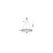 Pendul NovaLuce ALARO metal, auriu, LED, 46W, 3067lm, 3000K - NL-9019725