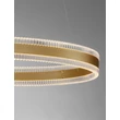 Pendul NovaLuce ALARO metal, auriu, LED, 46W, 3067lm, 3000K - NL-9019725