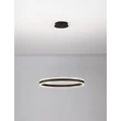 Pendul NovaLuce ALARO metal, negru, LED, 46W, 3067lm, 3000K - NL-9019726