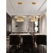 Pendul NovaLuce ALARO metal, auriu, LED, 69W, 4565lm, 3000K - NL-9019727