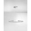 Pendul NovaLuce ELMO metal, acril, crom, alb, LED, 58W, 3500K, 3729Lm - 9019730