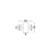 Aplica de perete NovaLuce ΚΕΖΟ metal, sticla, auriu, transparent, LED, 19W, 3500K, 1045 Lm - NL-9019737