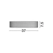 Aplica de perete NovaLuce KINARA metal, acril, auriu, LED, 10W, 3000K, 600Lm - 9019739
