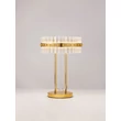 Veioza NovaLuce ΚΕΖΟ metal, sticla, auriu, transparent, LED, 23W, 3500K, 1380Lm - 9019746