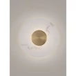 Aplica de perete NovaLuce MARZIO metal, imitatie alabastru, alb, auriu, LED, 8W, 3000K, 514Lm - 9019748