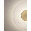 Aplica de perete NovaLuce MARZIO metal, imitatie alabastru, alb, auriu, LED, 8W, 3000K, 514Lm - 9019748