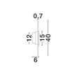 Aplica de perete NovaLuce MARZIO metal, imitatie alabastru, alb, auriu, LED, 10W, 3000K, 718Lm - 9019749